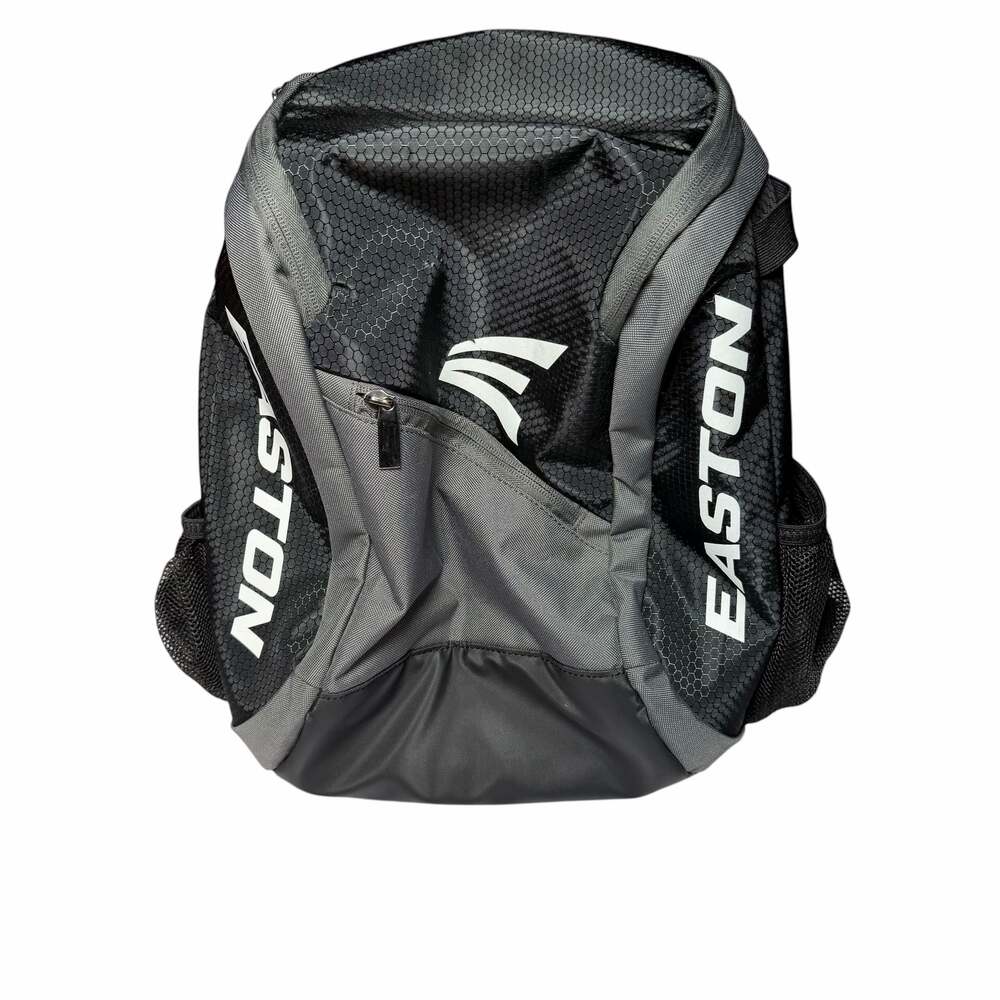 Easton Game Ready Youth Baseball Backpack Black and Grey